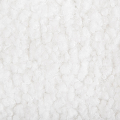 Tissu fourrure de mouton Oreo blanc optique Froca