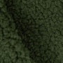 Tissu fourrure de mouton Oreo vert treillis Froca