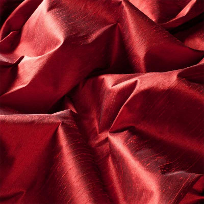 Tissu shantung Stefano rouge 211 Jab