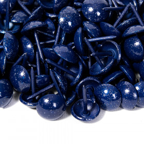 1000 Clous tapissier Prestige Cobalt Scintillant Perle Fer 11mm