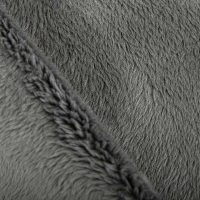 Tissu fourrure gris polaire Everest Froca