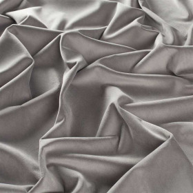 Tissu velours Lennox gris 087 Jab