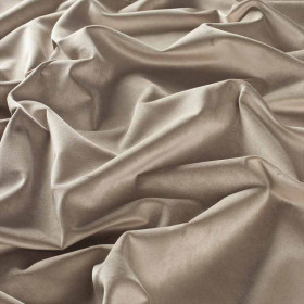 Tissu velours Lennox gris beige 094 Jab