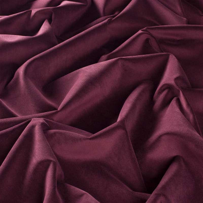 Tissu velours Lennox pourpre 163 Jab