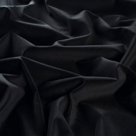 Tissu velours Lennox noir 099 Jab