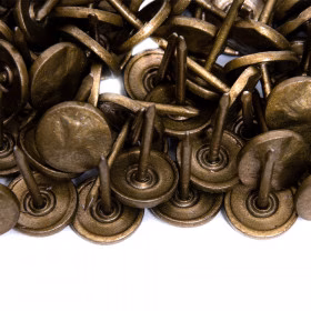 100 Clous tapissier Oxydé Martelé 12 mm