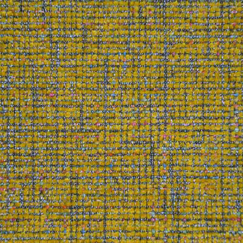 Tissu Chintz Couleur Safran 280 Cm De Large - Coton/polyester, Neuf, Fabrication Française