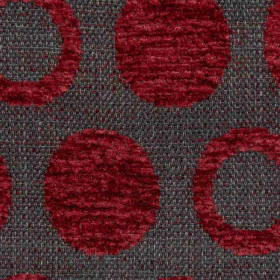 Tissu siège Houston rouge 4 Froca