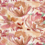 Tissu brodé floral Pretoria blush garance Casamance