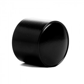 Embout bouchon pour rail rideau CRS Ø28 mm - Noir