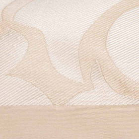 Tissu motifs ornementaux beige, largeur 300 cm - au mètre