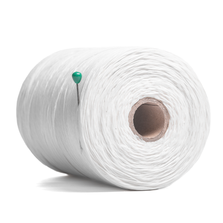 Ficelle Nylon Torsadée H&H Lure #42 – 435 Pieds (1 Lb) – Blanche – Fabriquée USA
