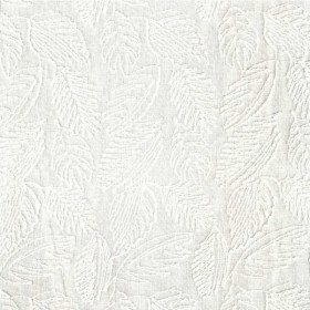 Tissu brodé Melianthe perle Casamance 300 cm