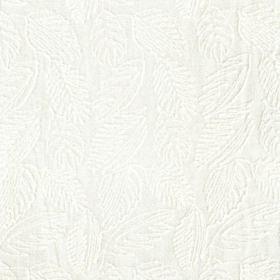Tissu brodé Melianthe blanc Casamance 300 cm