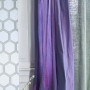 Tissu taffetas Calozzo Stretto viola Designers Guild