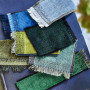 Tissu velours Tarazona emerald Designers Guild