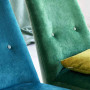 Tissu velours Tarazona emerald Designers Guild