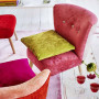 Tissu velours Tarazona fuchsia Designers Guild