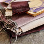 Tissu velours Tarazona fuchsia Designers Guild