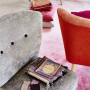 Tissu velours Tarazona chalk Designers Guild