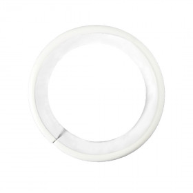 10 anneaux rideaux Ø30x38 mm avec bague silencieuse blanc mat