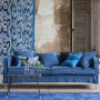 Tissu lin Brera Lino bluebell Designers Guild