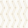 Tissu brodé Incas blanc lin Camengo
