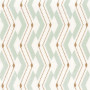 Tissu brodé Incas céladon Camengo