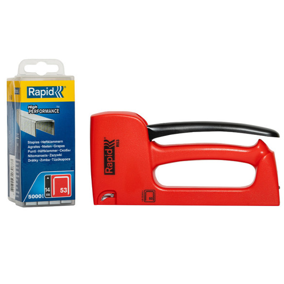 Agrafes Rapid 44/6 Mm Galva - Boîte De 5000 - Pour Agrafeuses électriques - Capacité 20 Feuilles - Fil Galvanisé