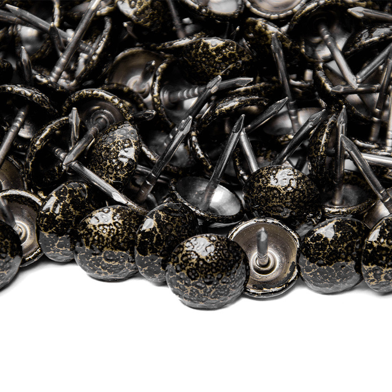 Clous perle fer noir mat 11 mm boite de 1000