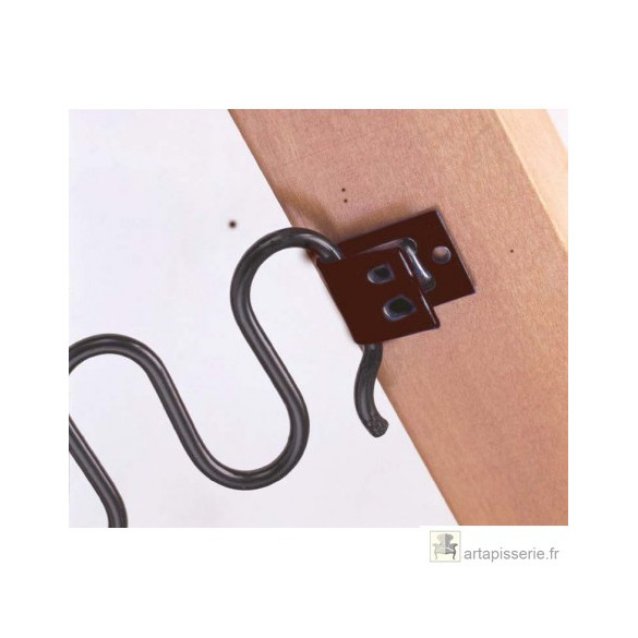 Pièce Détachée Canapé 12 Clips à Ressort Pour Canapé - Réparation Meubles Avec 5 Trous Fixation Clips Ressort Canapé