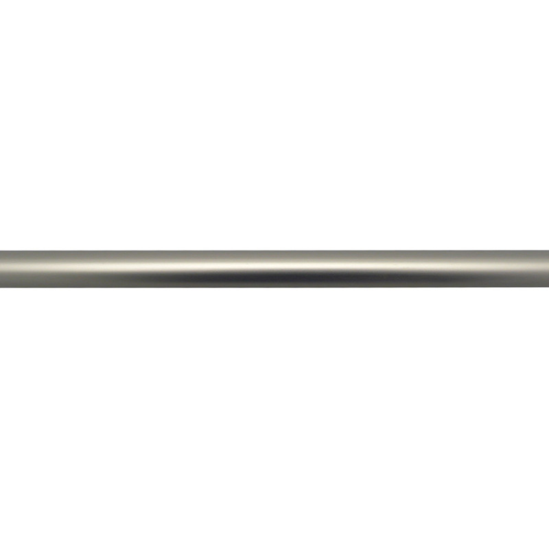Kit de tringle à rideaux Kali 28 mm, nickel mat 200 cm | Leroy Merlin