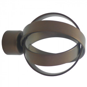 Embout boule Imalia Ø20 mm Antic Bronze