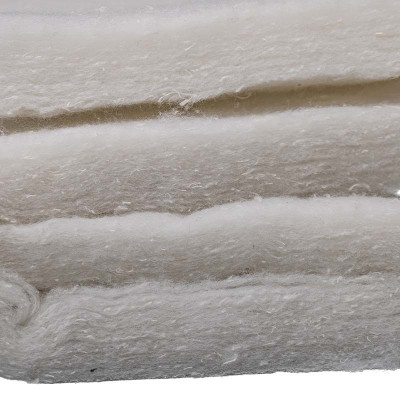 Tissu Ouate Polyester blanche au mètre très épaisse - rembourrage