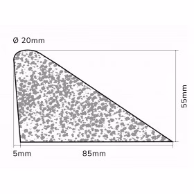 Bourrelet profilé mousse PR09 pour assise - le mètre