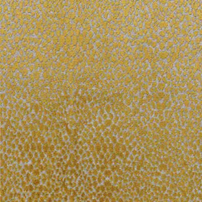 Tissu motif léopard Okavango jaune or Casamance