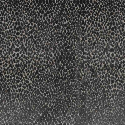 Tissu motif léopard Okavango gris fusain Casamance