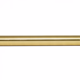 Tringle rideau Ø28 mm décor laiton mat 150 cm