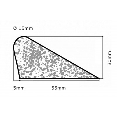 Bourrelet profilé mousse PR181 - le mètre