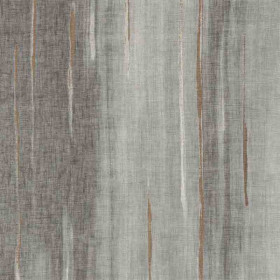 Voilage imprimé Envie beige cuivre Casamance 290 cm