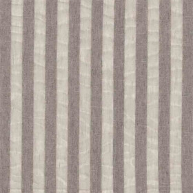 Voilage rayé Alternance taupe Casamance 298 cm