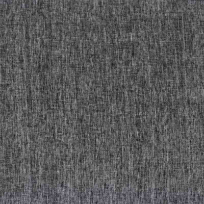 Voilage 100% Topaze noir / blanc Casamance 295 cm