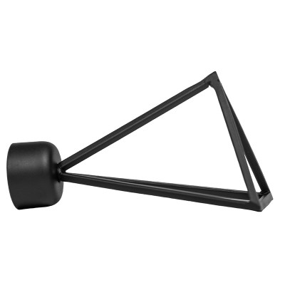 Embout triangle filaire Ø20 mm Noir Mat