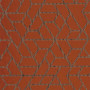 Tissu rideaux Première loge orange brulée Casamance 305 cm