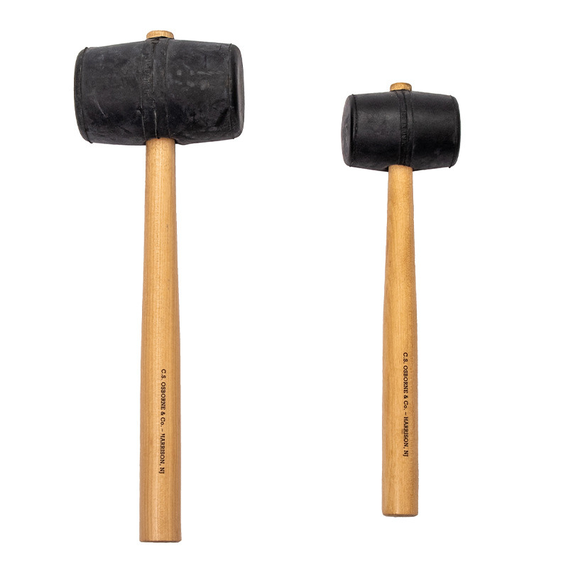 Maillet En Caoutchouc OX Trade - 680 G - Poignée En Fibre De Verre - Pour Travaux De Frappe Délicats