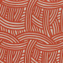 Tissu rideaux Caravane orange Casamance