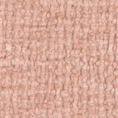 Tissu velours chenille Orsay nude Camengo