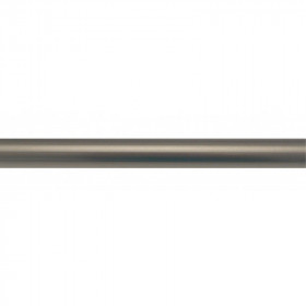 Kit tringle à rideau nickel mat Ø20 mm X 150 cm