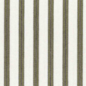 Tissu rayé Evora olive Casamance