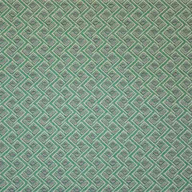 Tissu jacquard Corbusier emeraude Casal